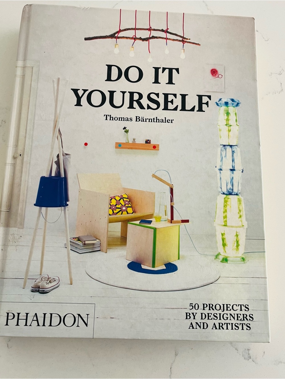 Phaidon 'Do It Yourself' Cover in White, Yellow, Blue